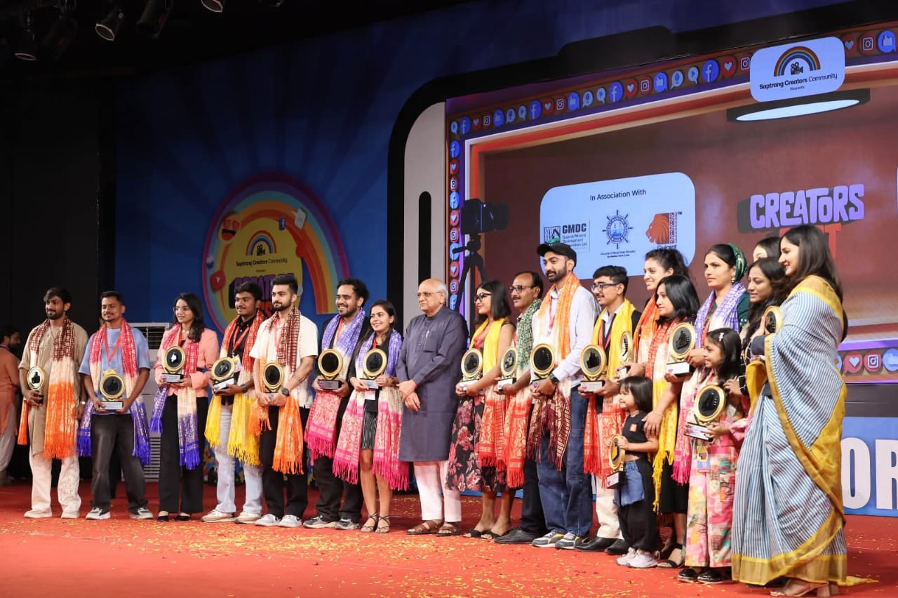 કન્ટેન્ટ ક્રિએટરો સમાજમાં સર્જનાત્મકતાની શક્તિ દ્વારા નવી વિચારધારા અને સકારાત્મક સંદેશો સમાજ સુધી પહોંચાડે છે : મુખ્યમંત્રી ભૂપેન્દ્રભાઈ પટેલ